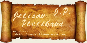Jelisav Pletikapa vizit kartica